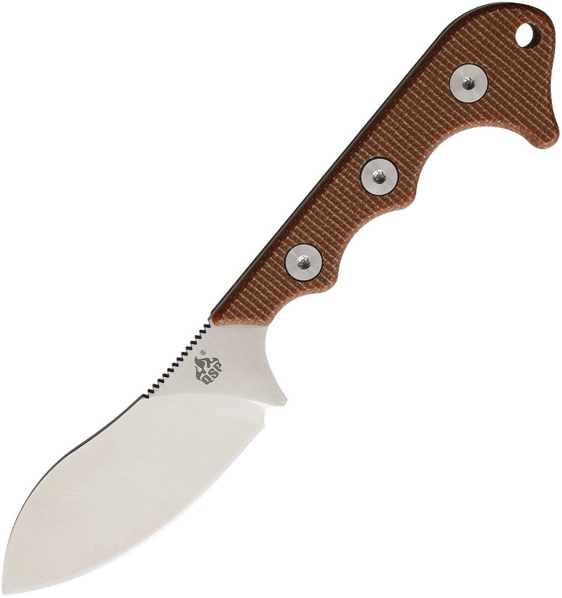 QSP Knife Neckmuk Neck Knife Brown