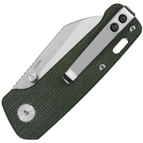 QSP Knife Mini Penguin Linerlock Green