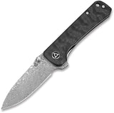 QSP Knife Hawk Linerlock Carbon Fiber