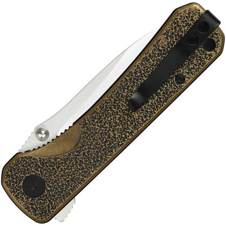 QSP Knife Hawk Linerlock Brass