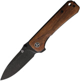 QSP Knife Hawk Linerlock Mkuruti Black