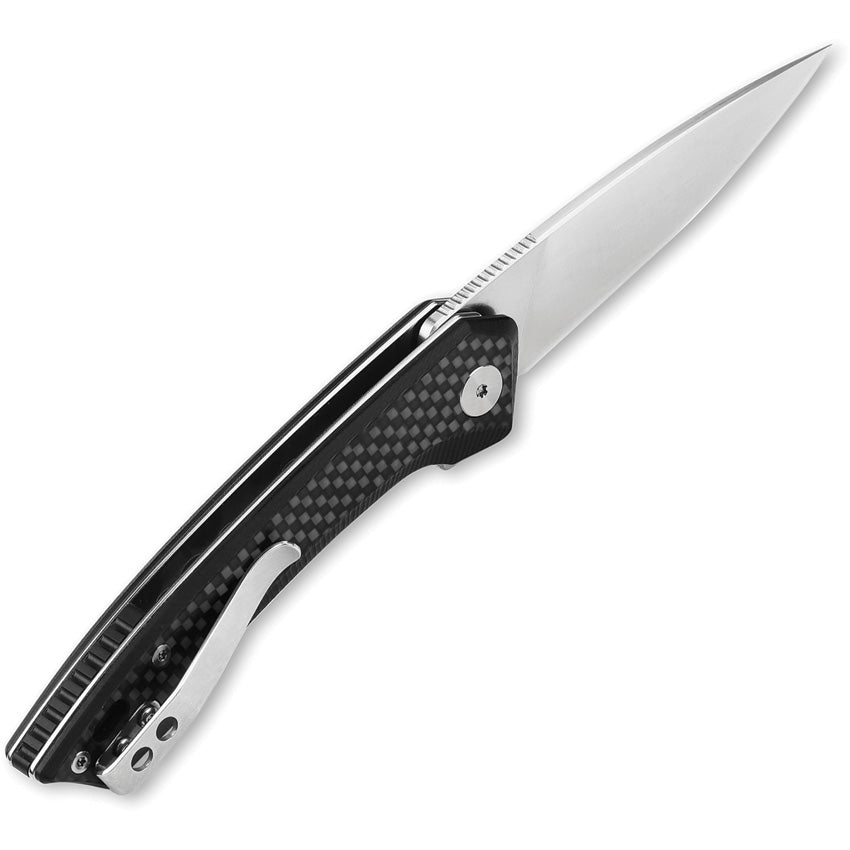 QSP Knife Leopard Linerlock CF