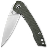 QSP Knife Leopard Linerlock Green