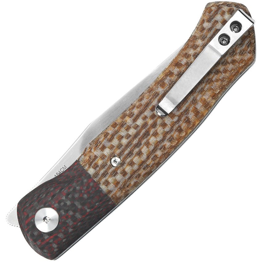 QSP Knife Gannet Linerlock Brown