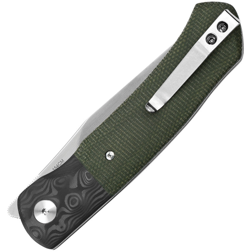 QSP Knife Gannet Linerlock Green