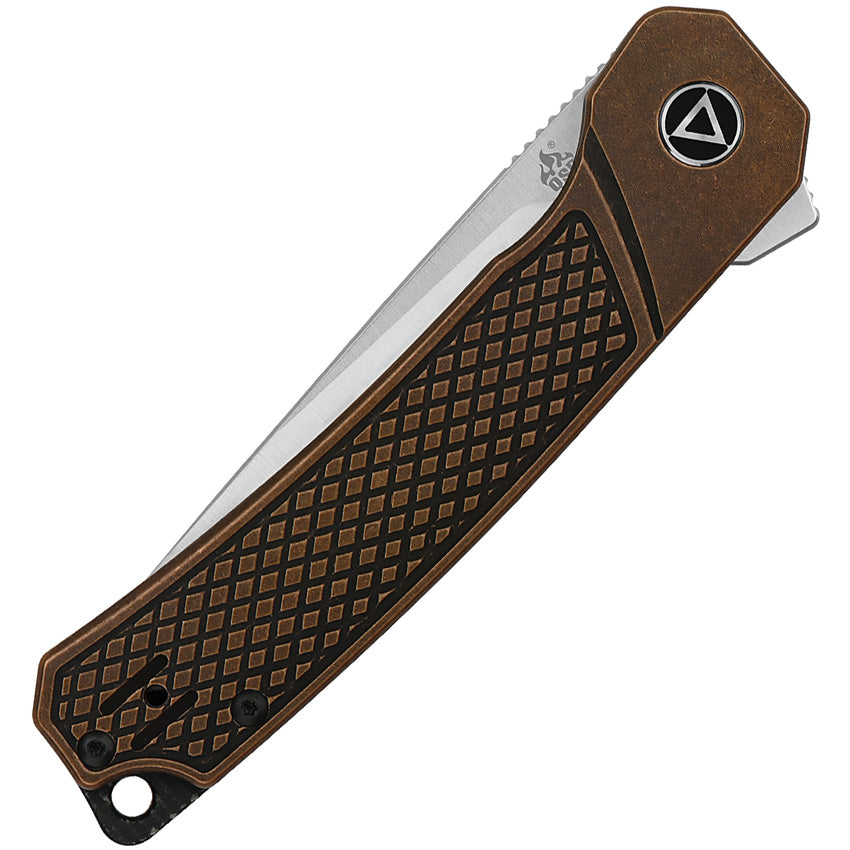 QSP Knife Osprey Linerlock Copper