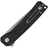 QSP Knife Osprey XL Button Lock Black