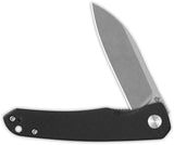 QSP Knife Otter Linerlock Black G10