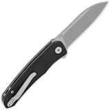 QSP Knife Otter Linerlock Black G10