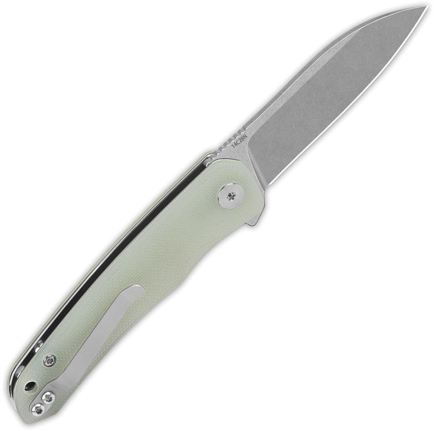 QSP Knife Otter Linerlock Jade