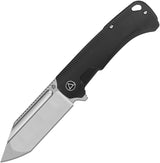 QSP Knife Rhino Framelock Satin Black