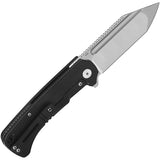 QSP Knife Rhino Framelock Satin Black