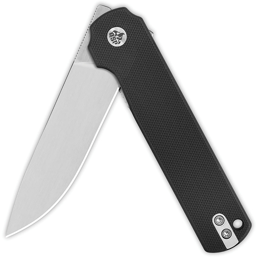 QSP Knife Lark Linerlock Black G10