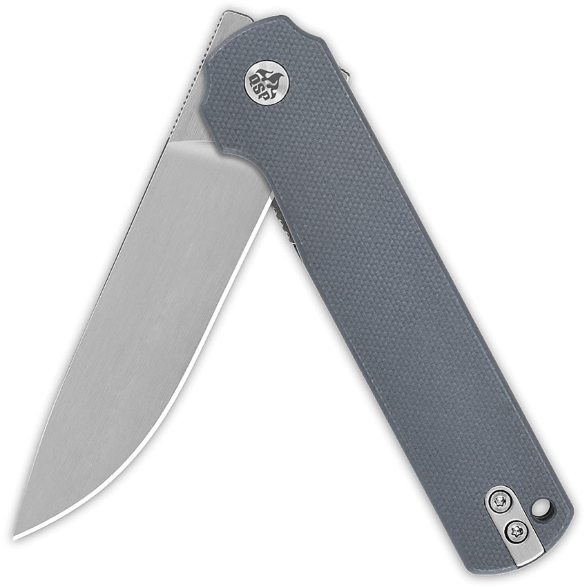 QSP Knife Lark Linerlock Gray G10