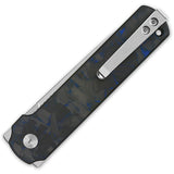 QSP Knife Lark Linerlock Blue/Blk CF