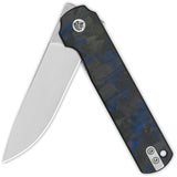 QSP Knife Lark Linerlock Blue/Blk CF