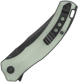 QSP Knife Walrus Linerlock Black Jade