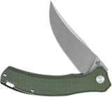 QSP Knife Walrus Linerlock Green