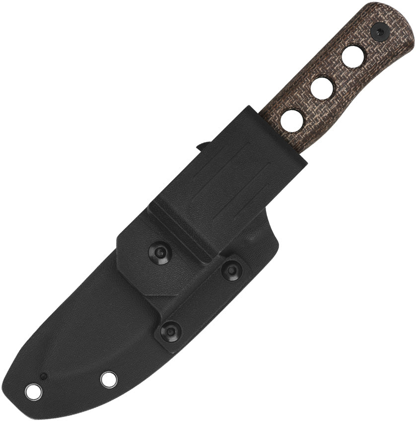 QSP Knife Canary Fixed Blade Brown BSW