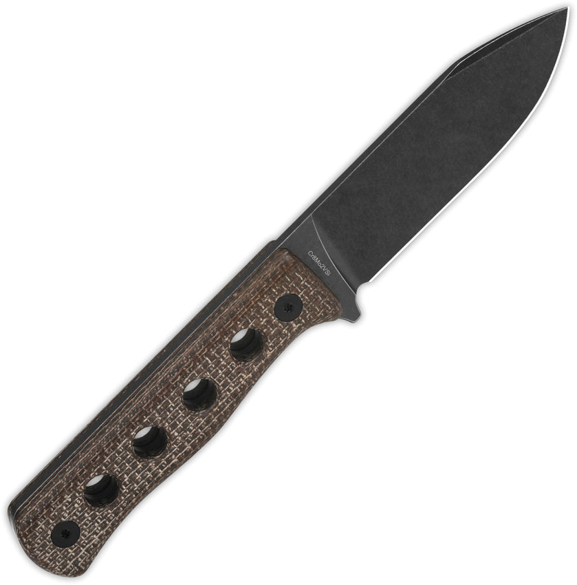 QSP Knife Canary Fixed Blade Brown BSW