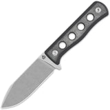 QSP Knife Canary Fixed Blade Black