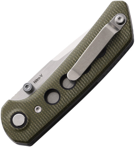 Reate Knives PL-XT Pivot Lock Green SW