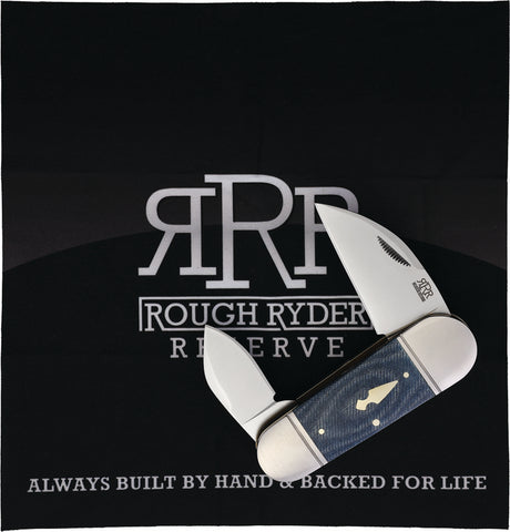 Rough Ryder Reserve Rhino Toe Denim Micarta