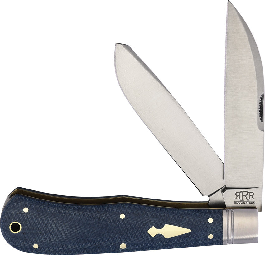 Rough Ryder Reserve Heavy Trapper Denim Micarta