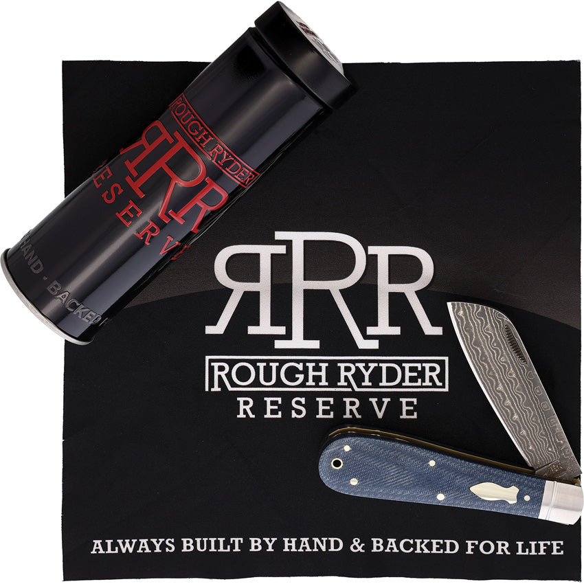 Rough Ryder Reserve Patriarch Folder Damascus