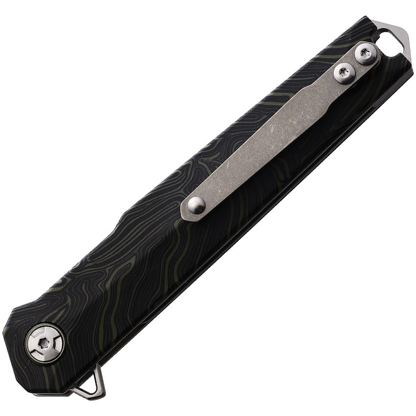 Rough Ryder Reserve Linerlock Tanto Black/Green