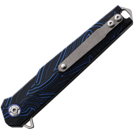 Rough Ryder Reserve Linerlock Tanto Black/Blue