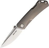 Real Steel Luna Maius Lockback Titanium