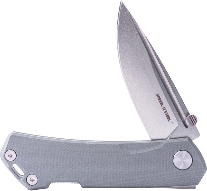 Real Steel Luna Maius Lockback Gray