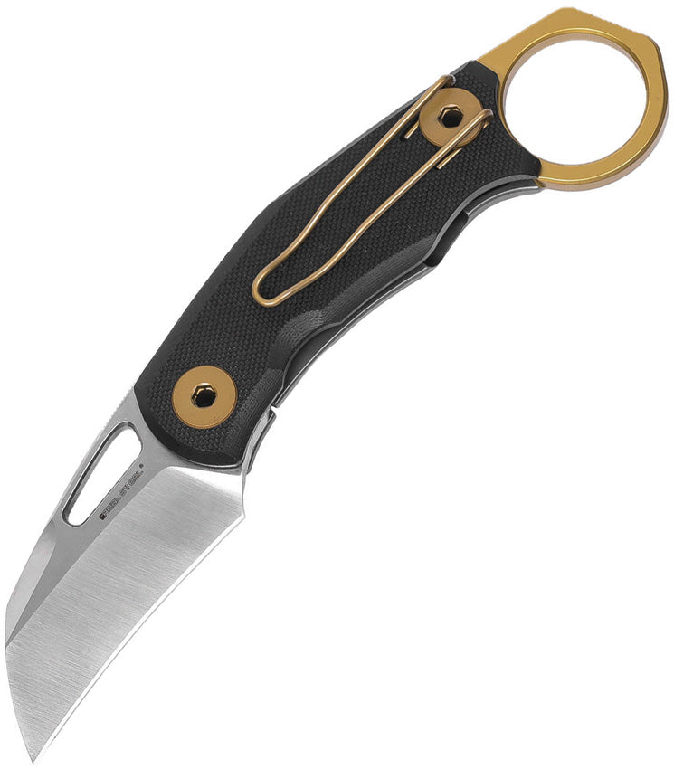 Real Steel Shade Framelock Black/Gold