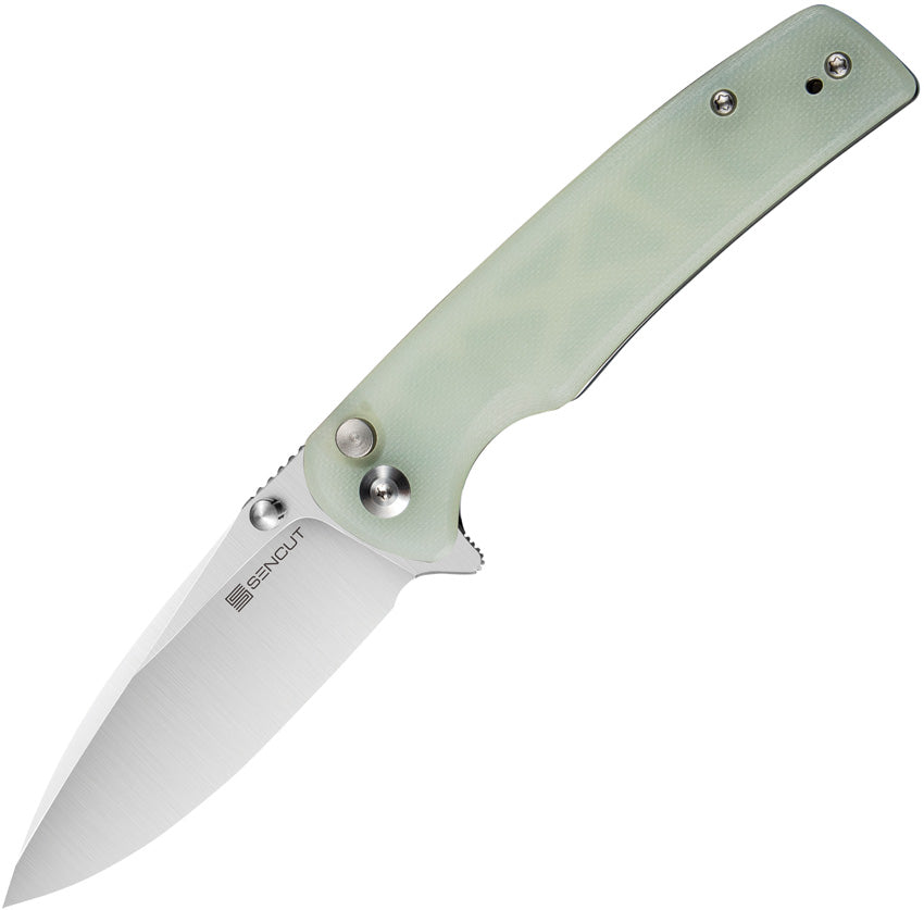 SENCUT Sachse Button Lock Jade G10