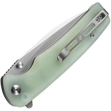 SENCUT Sachse Button Lock Jade G10