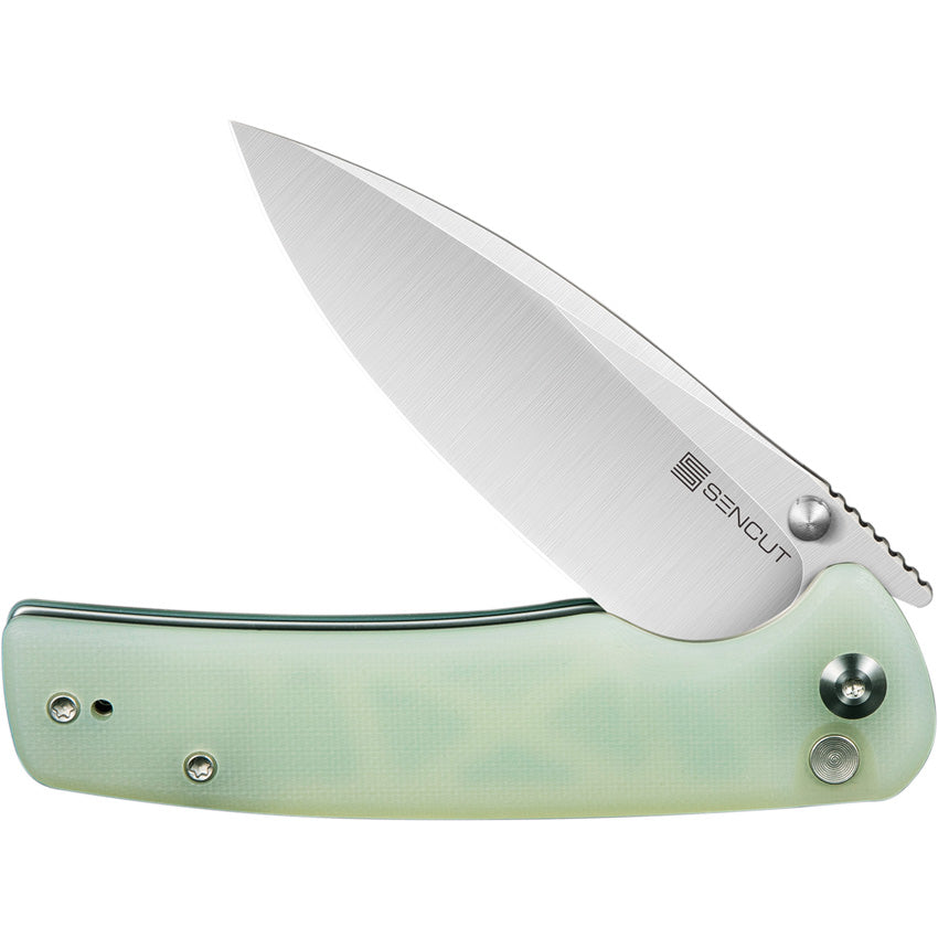 SENCUT Sachse Button Lock Jade G10