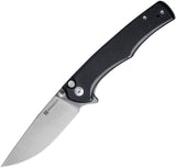 SENCUT Crowley Button Lock Black G10