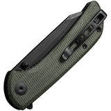 SENCUT Fritch Linerlock Green