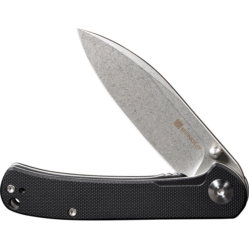 SENCUT Scepter Linerlock Black G10