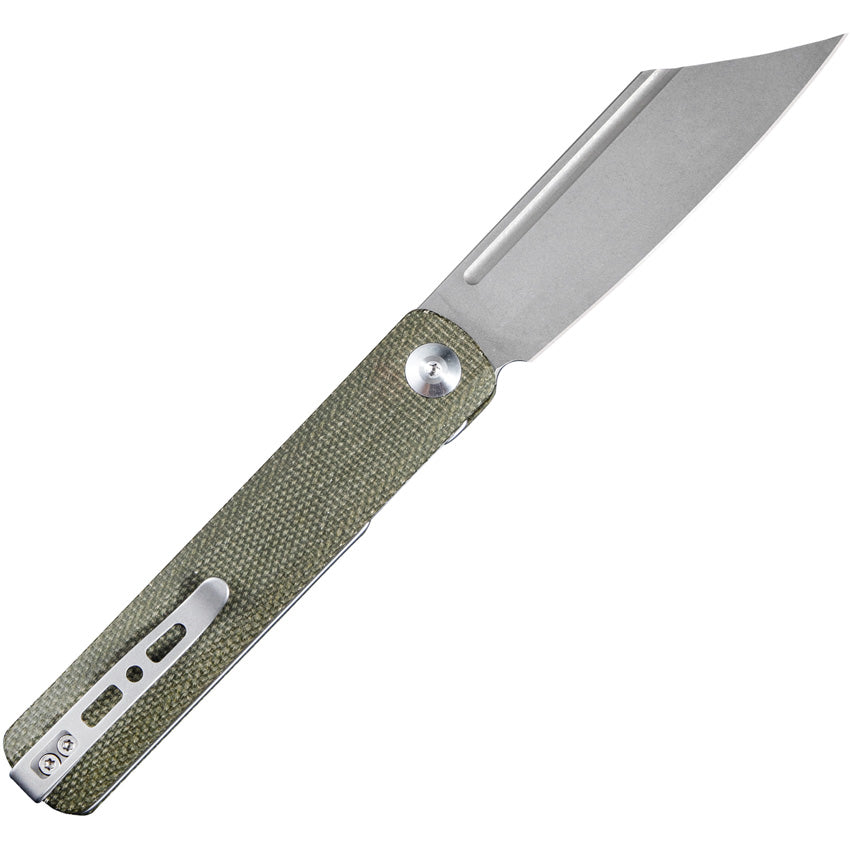 SENCUT Bronte Linerlock Micarta Grn