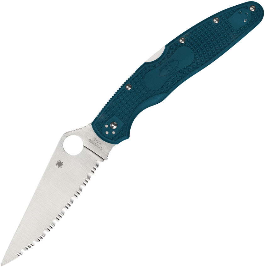 Spyderco Police 4 Lightweight Blue K390