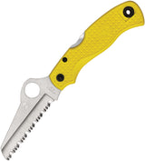 Spyderco Saver Salt Lockback Yellow