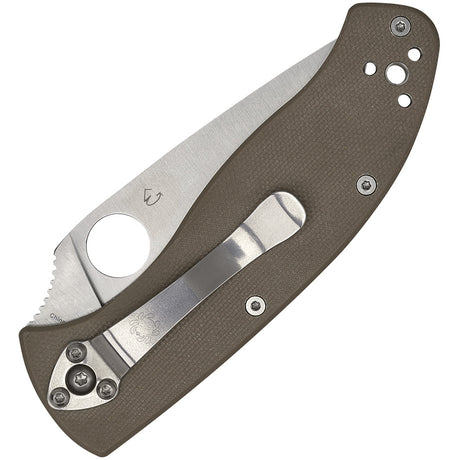 Spyderco Tenacious Linerlock Brown G10