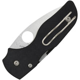 Spyderco Lil' Native Plain Black G10