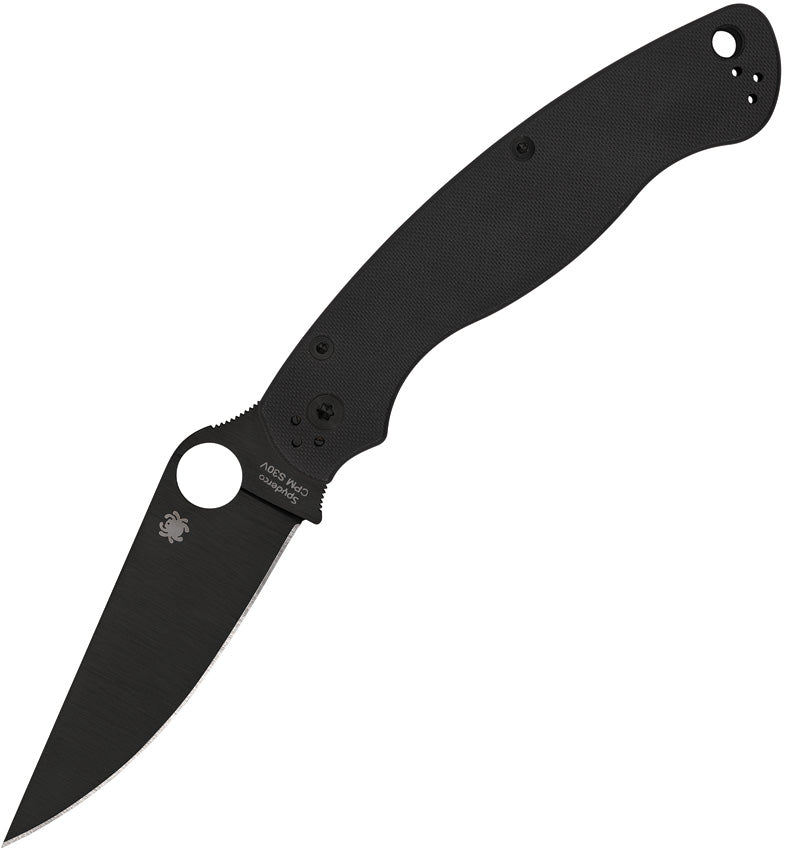 Spyderco Military 2 Black G10 Blk Blade