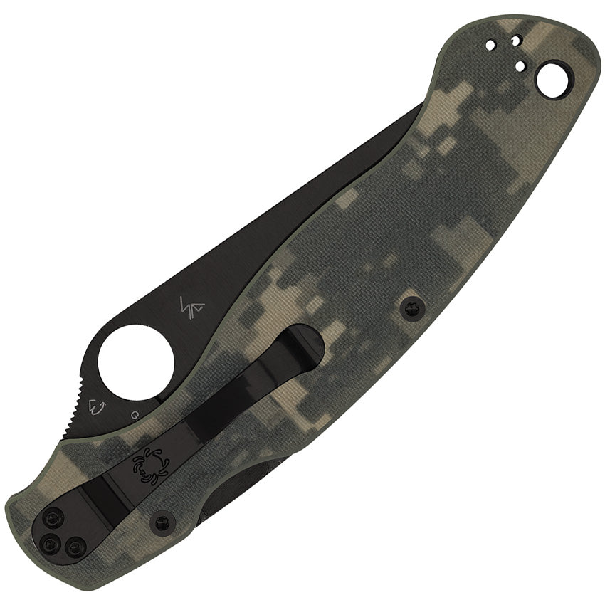 Spyderco Militaty 2 Camo G10 Blk Blade