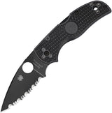 Spyderco Native 5 Lockback Blk Serrated