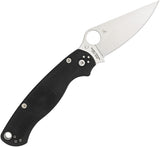 Spyderco Para Military 2 Black G10 Left