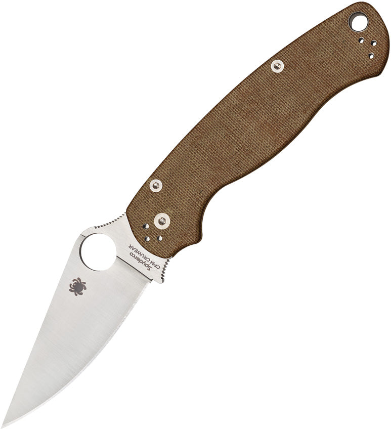 Spyderco Para Military 2 Brown Canvas